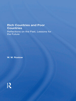 cover image of Rich Countries and Poor Countries